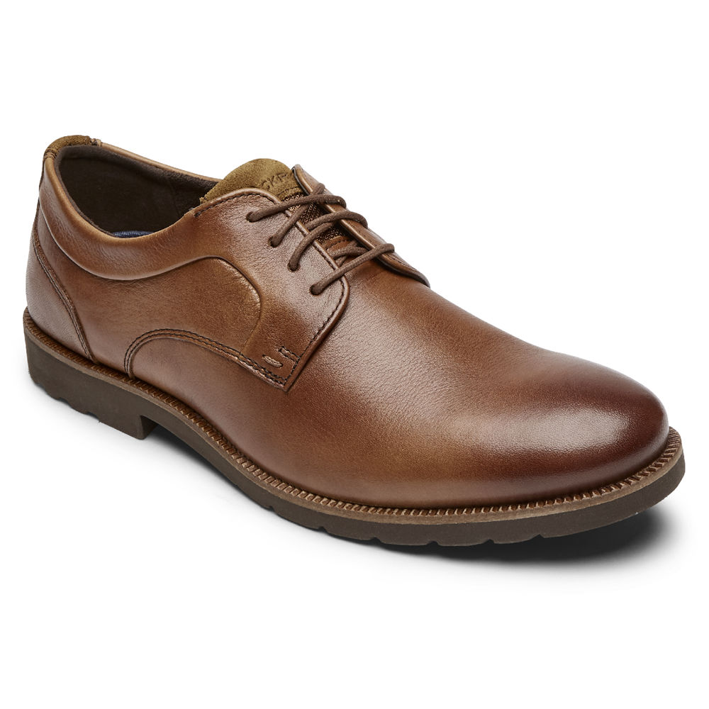 Oxfords Rockport Hombre Mexico - Sharp & Ready 2 Plain Toe Marrom - WDUNZ3648